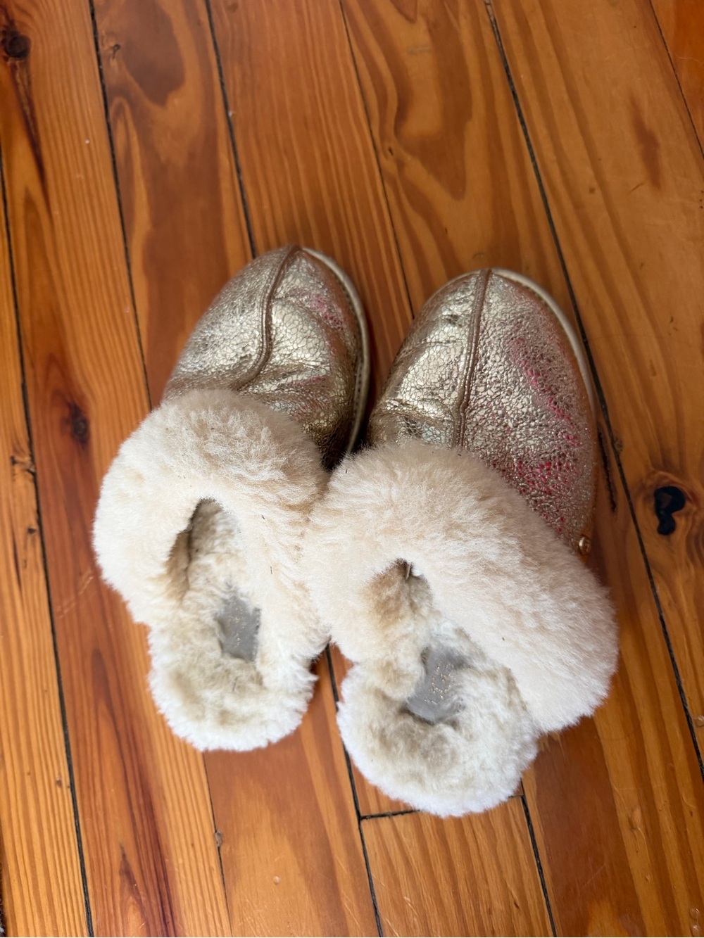 UGG Plush Shearling Mule - Cream womens 7